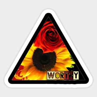 worthy Sticker